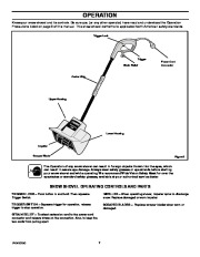 Murray 612100x30NA 12-Inch Electric Snow Shovel Owners Manual page 7