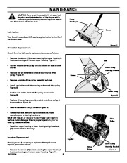 Murray 612100x30NA 12-Inch Electric Snow Shovel Owners Manual page 9