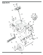 MTD 760 779 Transmatic Lawn Tractor Mower Parts List page 10