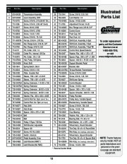 MTD 760 779 Transmatic Lawn Tractor Mower Parts List page 13