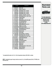 MTD 760 779 Transmatic Lawn Tractor Mower Parts List page 17