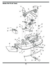 MTD 760 779 Transmatic Lawn Tractor Mower Parts List page 20