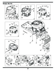 MTD 760 779 Transmatic Lawn Tractor Mower Parts List page 24