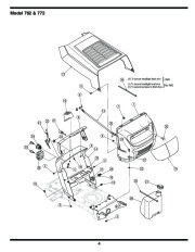 MTD 760 779 Transmatic Lawn Tractor Mower Parts List page 4