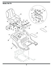 MTD 760 779 Transmatic Lawn Tractor Mower Parts List page 8