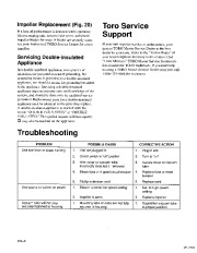 Toro 51539 Air Rake Blower Owners Manual, 1997 page 16