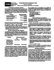 Toro 20052 Toro Carefree Recycler Electric Mower, E24 Manual del Propietario, 2001 page 23