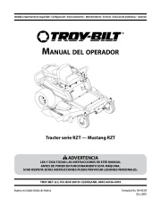 MTD Troy-Bilt RZT Series Tractor Lawn Mower Owners Manual page 37