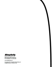 Simplicity Legacy 2000 2900 20 23 24.5 25 48 54 60 Series Snow Blower Owners Manual page 4