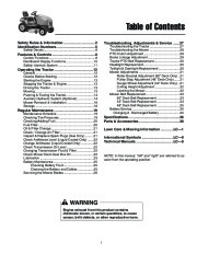 Simplicity Legacy 2000 2900 20 23 24.5 25 48 54 60 Series Snow Blower Owners Manual page 5