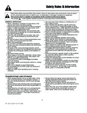 Simplicity Legacy 2000 2900 20 23 24.5 25 48 54 60 Series Snow Blower Owners Manual page 6