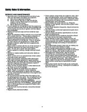 Simplicity Legacy 2000 2900 20 23 24.5 25 48 54 60 Series Snow Blower Owners Manual page 8