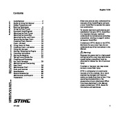 STIHL Owners Manual page 2