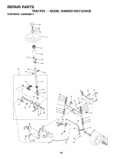 Weed Eater WEX125H42E Lawn Tractor Repair Manual, 2010 page 10