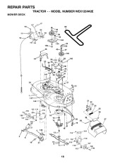 Weed Eater WEX125H42E Lawn Tractor Repair Manual, 2010 page 18