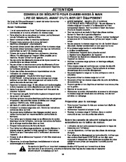 Murray 615000x30NC 15-Inch Snow Blower Owners Manual page 16
