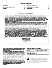 Murray 615000x30NC 15-Inch Snow Blower Owners Manual page 2