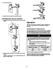 Toro 51594 Ultra Blower/Vacuum Owners Manual, 2007, 2008, 2009 page 4