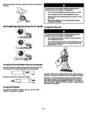 Toro 51594 Ultra Blower/Vacuum Owners Manual, 2007, 2008, 2009 page 5