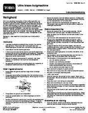 Toro 51594 Ultra Blower/Vacuum Owners Manual, 2007, 2008, 2009 page 50