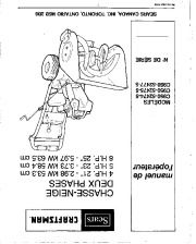 Craftsman C950-52474-5, C950-52475-5, C950-52477-5 Craftsman Dual Stage Snow Thrower Owners Manual page 35