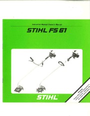 STIHL FS 61 Trimmer Owners Manual page 1