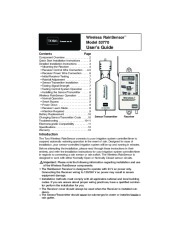 Toro Wireless RainSensorTM Model 53770 Sprinkler Irrigation Owners Manual page 1