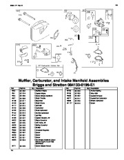 Toro 38428, 38429, 38441, 38442 Toro CCR 2450 and 3650 Snowthrower Parts Catalog, 2001 page 14