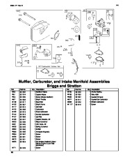 Toro 38428, 38429, 38441, 38442 Toro CCR 2450 and 3650 Snowthrower Parts Catalog, 2001 page 20