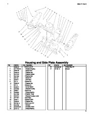 Toro 38428, 38429, 38441, 38442 Toro CCR 2450 and 3650 Snowthrower Parts Catalog, 2001 page 3