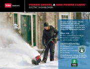 Toro Power Power Shovel 38361 1800 Power Curve Snow Blower Catalog page 1