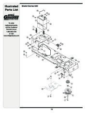 MTD 620 Hydrostatic Lawn Tractor Mower Parts List page 10