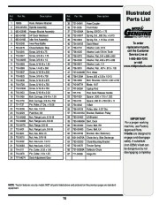 MTD 620 Hydrostatic Lawn Tractor Mower Parts List page 15