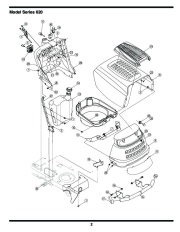 MTD 620 Hydrostatic Lawn Tractor Mower Parts List page 2