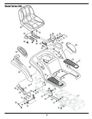 MTD 620 Hydrostatic Lawn Tractor Mower Parts List page 4