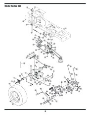 MTD 620 Hydrostatic Lawn Tractor Mower Parts List page 8