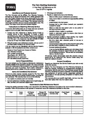 Toro 38515 Toro  CCR 2450 3650 GTS Snowthrower Owners Manual, 2002 page 26