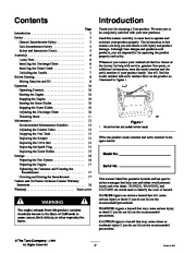 Toro 38413 Toro CCR 2450 Snowthrower Owners Manual, 2000 page 2