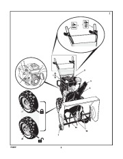 Murray Walk Behind 1695539 8.0 24-Inch Dual Stage Snow Blower Owners Manual page 2