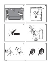 Murray Walk Behind 1695539 8.0 24-Inch Dual Stage Snow Blower Owners Manual page 34