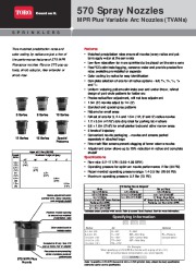 Toro 570Z MPR Nozzle Catalog page 1