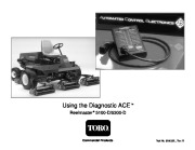 Toro Using Diagnostic ACE Reelmaster 5100 D 5300 D TM Commercial Products 92800SL Rev B I page 1