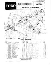Toro 38040 524 Snowblower Manual, 1979 page 1