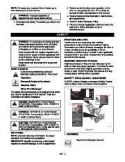Ariens Sno Thro 926001 2 3 4 5 6 926301 926501 Snow Blower Owners Manual page 5