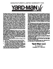 MTD Yard Man YM70SS 2 Cycle Trimmer Lawn Mower Owners Manual page 16