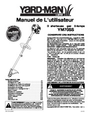 MTD Yard Man YM70SS 2 Cycle Trimmer Lawn Mower Owners Manual page 17