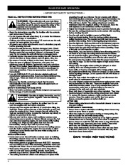 MTD Yard Man YM70SS 2 Cycle Trimmer Lawn Mower Owners Manual page 2