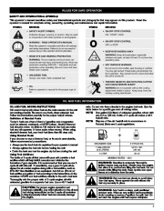 MTD Yard Man YM70SS 2 Cycle Trimmer Lawn Mower Owners Manual page 3