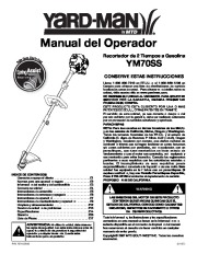 MTD Yard Man YM70SS 2 Cycle Trimmer Lawn Mower Owners Manual page 33