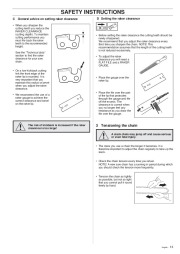 Husqvarna 254XP 257 262XP Chainsaw Owners Manual, 1998 page 13